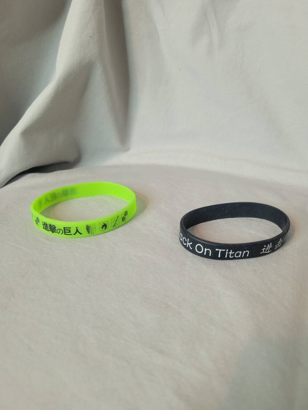 Attack On Titan Anime Silicone Bracelets, YOU PICK!